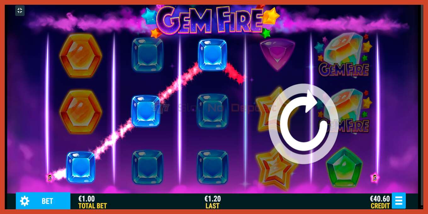 צילום מסך של חריץ: Gem Fire ללא פיקדון, מִספָּר - 4