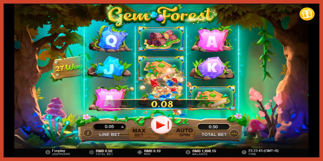 Lizdų ekrano kopija: Gem Forest jokio užstato, numerį - 4