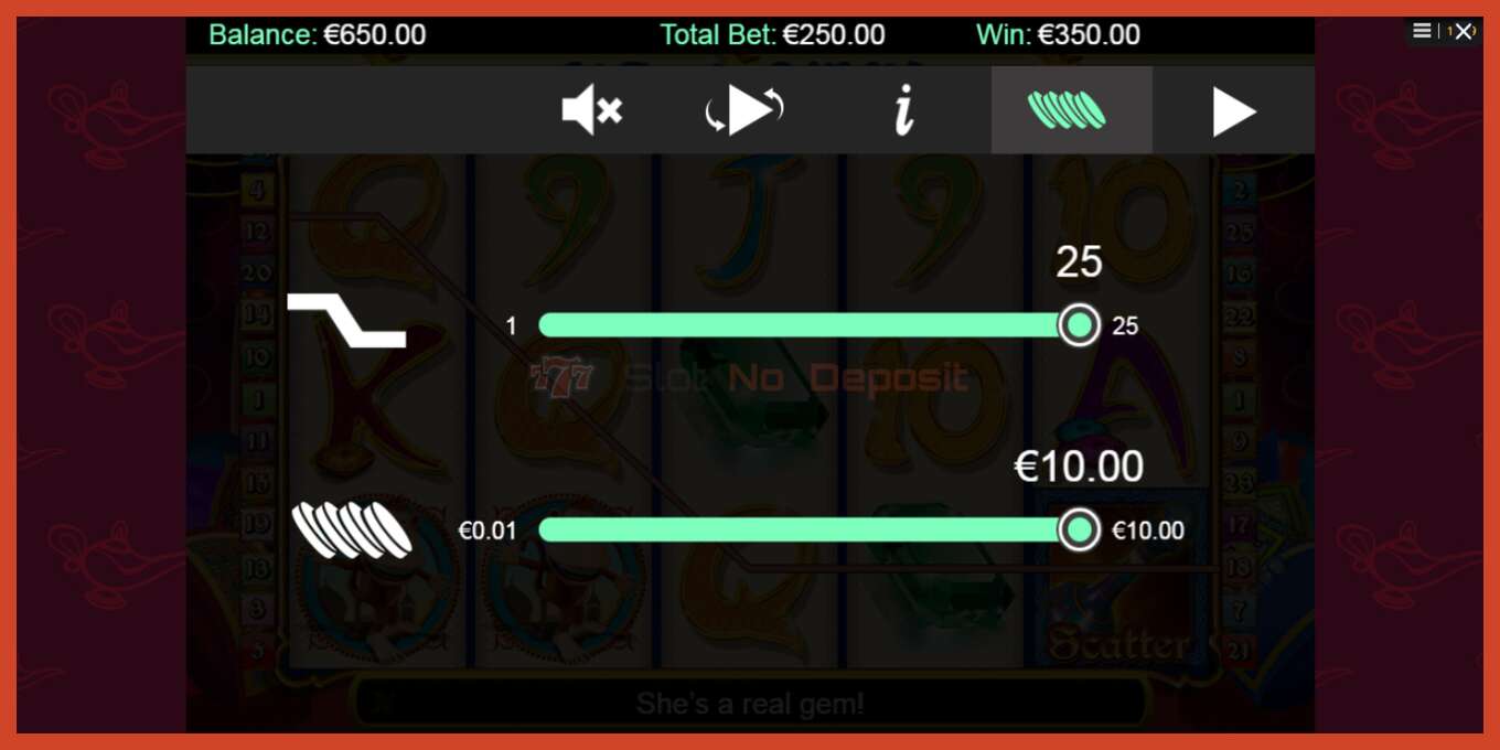 Slot screenshot: Genie Wild no deposit, number - 5