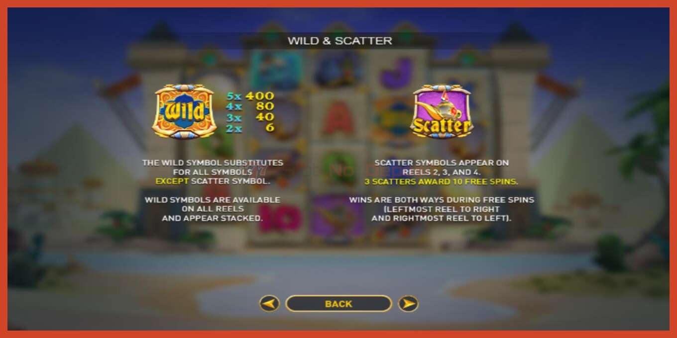 Slot screenshot: Genie’s Luck no deposit, number - 5