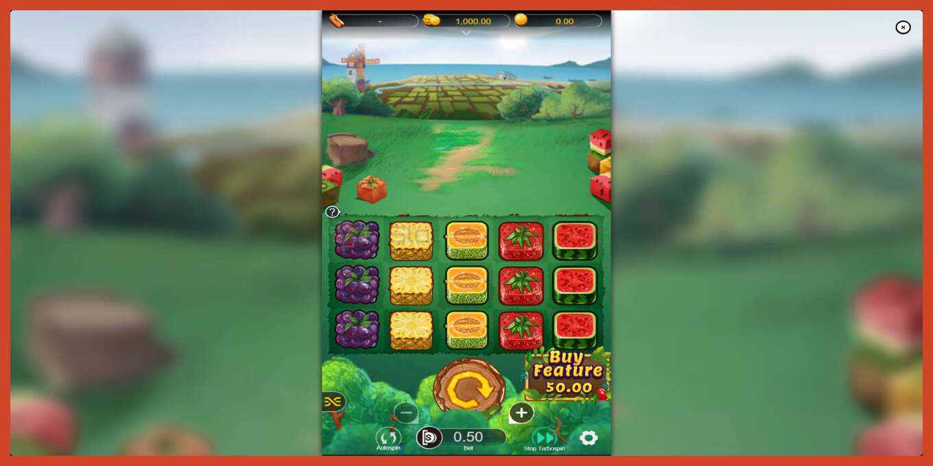 Slot screenshot: Giant Fruits bez depozita, broj - 2