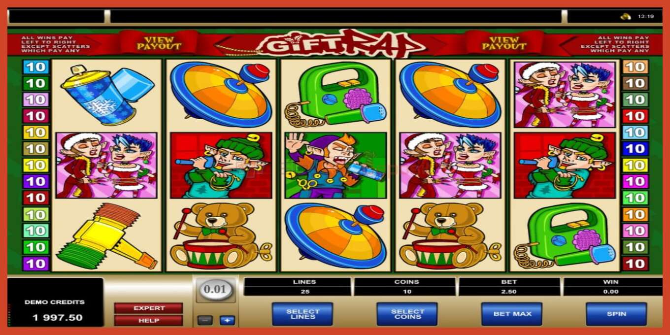 Tangkapan skrin slot: Gift Rap tiada deposit, nombor - 2