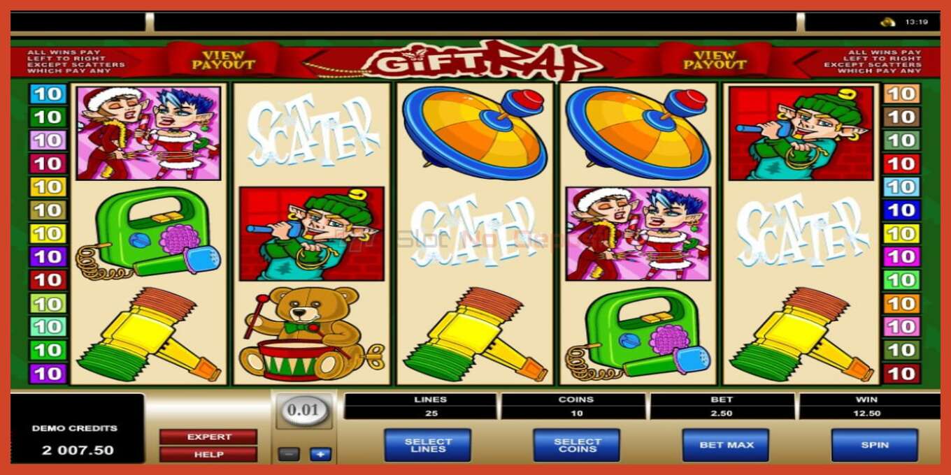 Tangkapan skrin slot: Gift Rap tiada deposit, nombor - 3