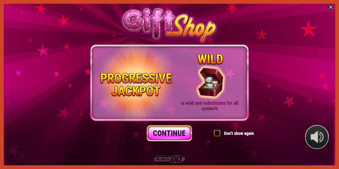 Slot screenshot: Gift Shop no deposit, number - 1