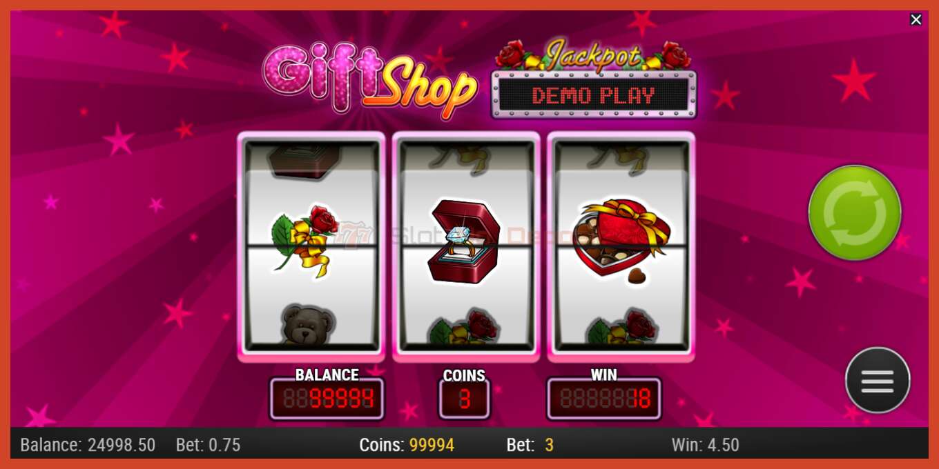 Slot screenshot: Gift Shop no deposit, number - 4