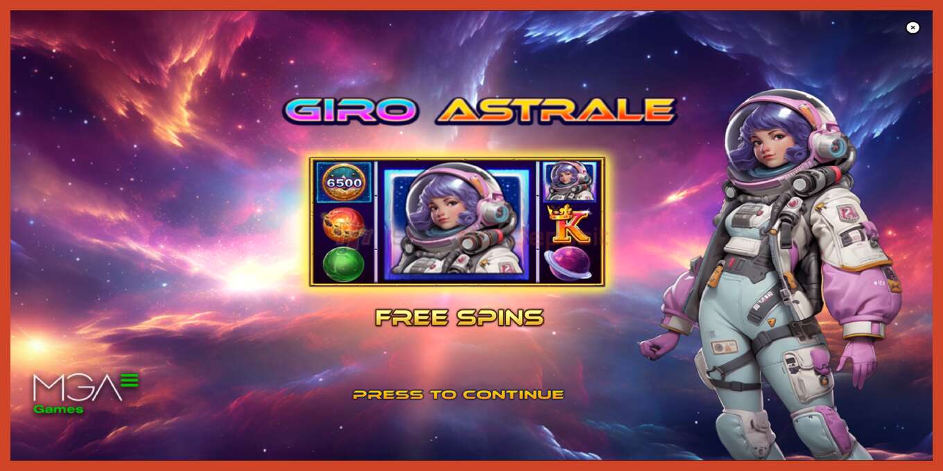 Slot screenshot: Giro Astrale bez depozita, broj - 1