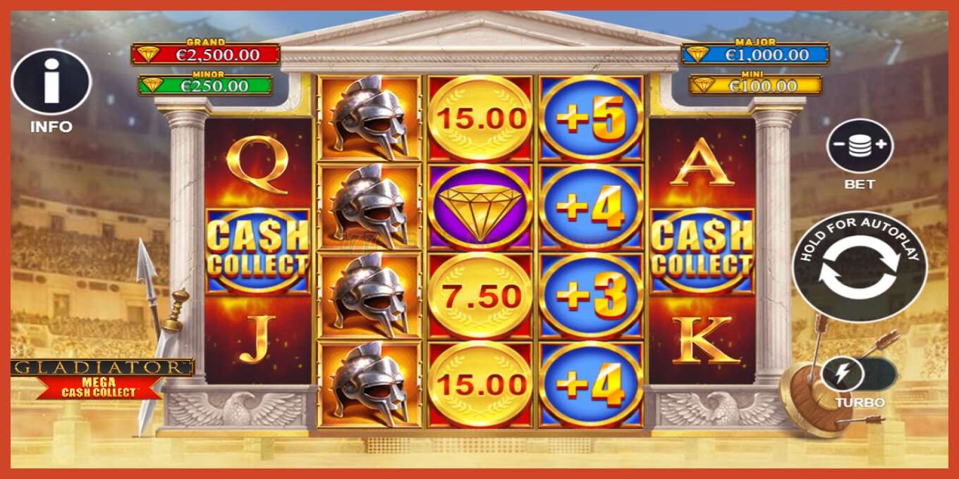 Slot skrinshoti: Gladiator: Mega Cash Collect depozit yoq, raqam - 2