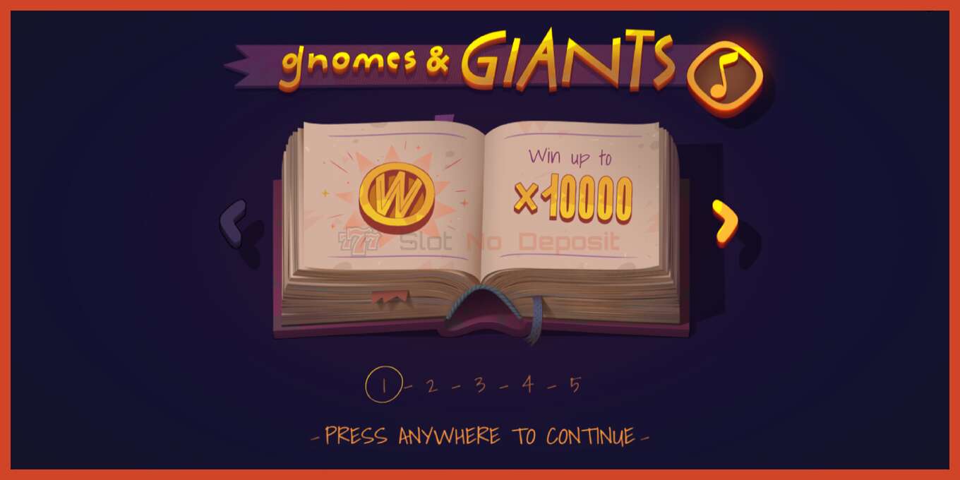 Schermafbeelding van slot: Gnomes & Giants geen aanbetaling, nummer - 1