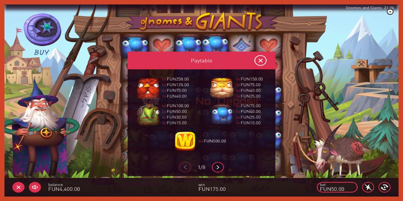 Schermafbeelding van slot: Gnomes & Giants geen aanbetaling, nummer - 5