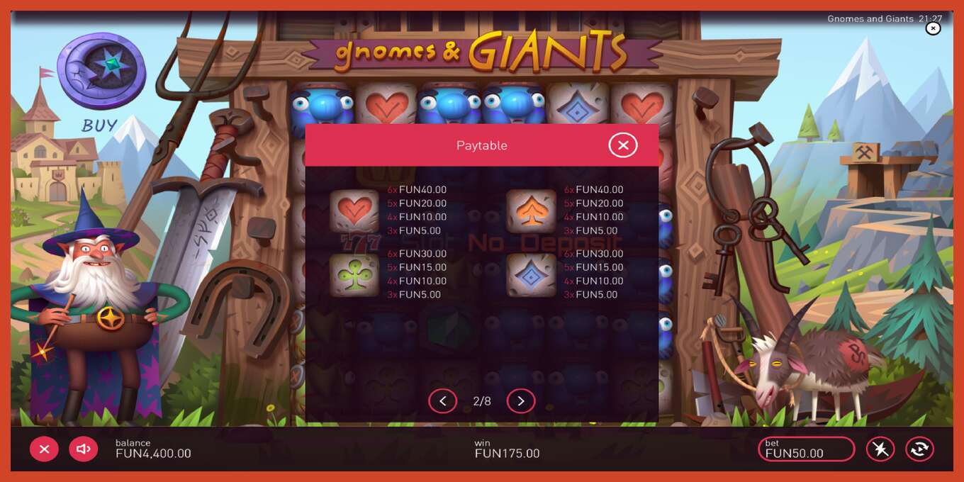 Schermafbeelding van slot: Gnomes & Giants geen aanbetaling, nummer - 6