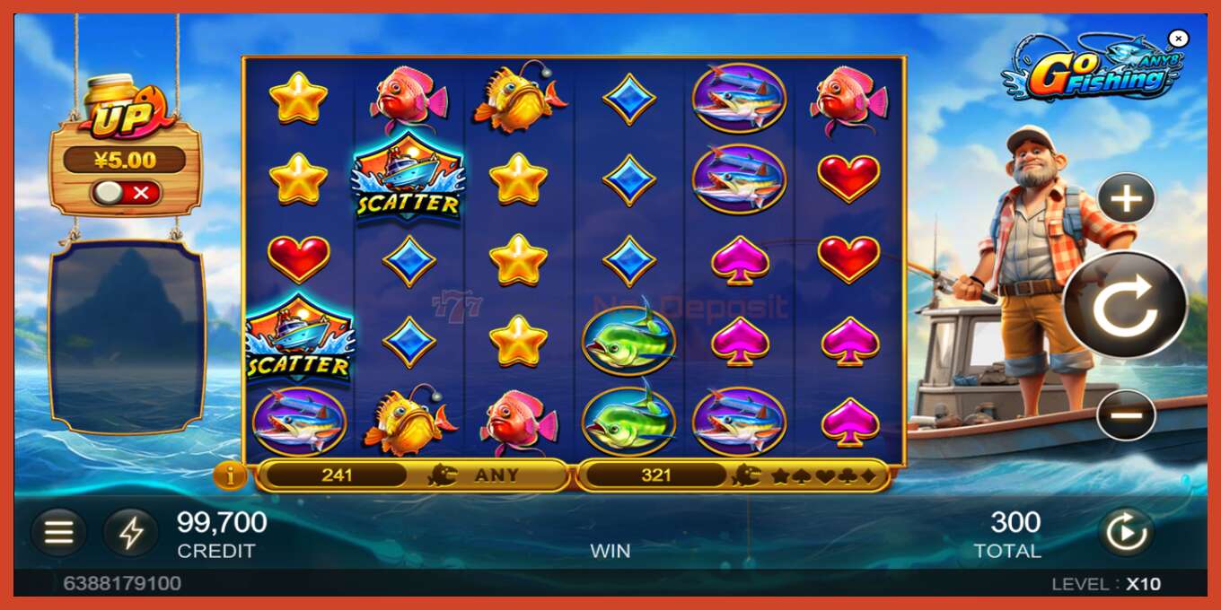 Slot screenshot: Go Fishing no deposit, number - 2