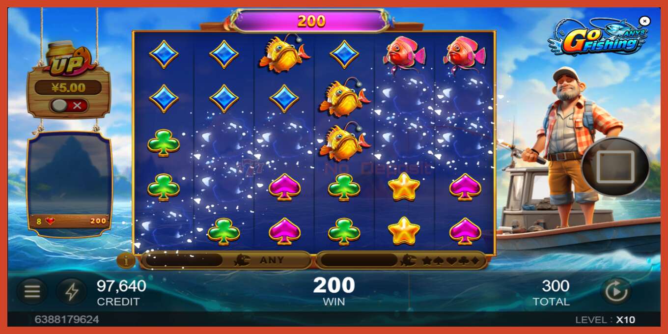 Slot screenshot: Go Fishing no deposit, number - 3