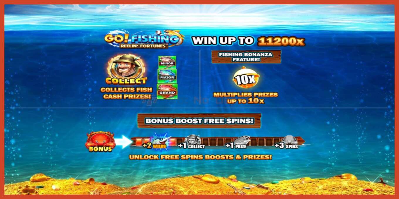 فتحة لقطة الشاشة: Go! Fishing: Reelin Fortunes لا إيداع, رقم - 1