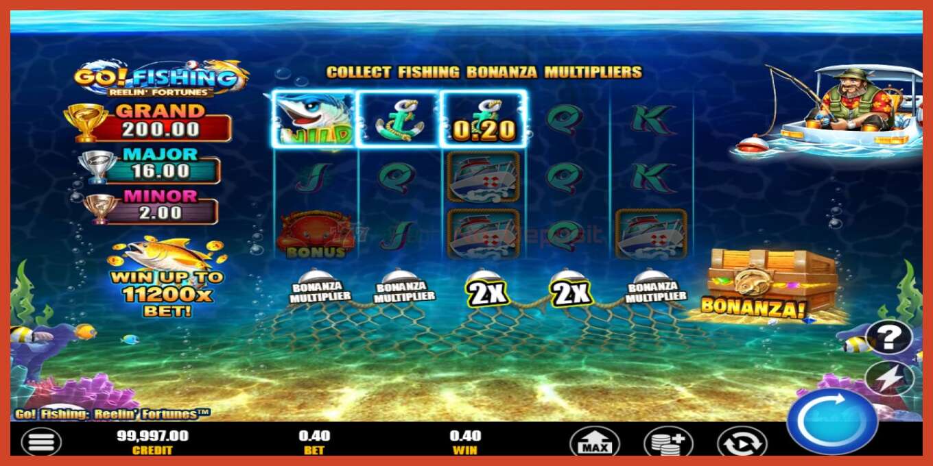 فتحة لقطة الشاشة: Go! Fishing: Reelin Fortunes لا إيداع, رقم - 4