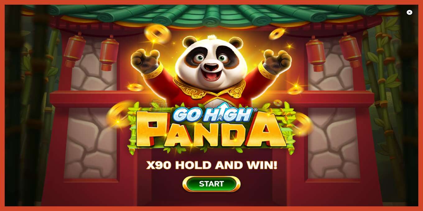 Pamja e ekranit të slotit: Go High Panda pa depozitë, numri - 1