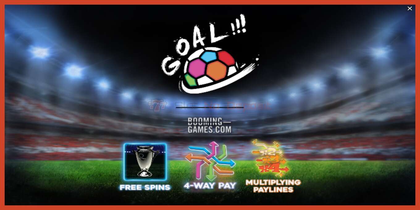 Slot screenshot: Goal no deposit, number - 1