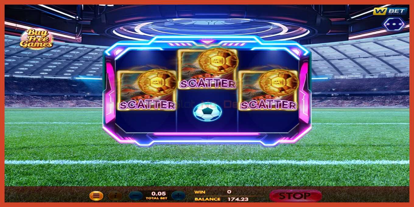 Slot screenshot: Goal Rush no deposit, number - 2