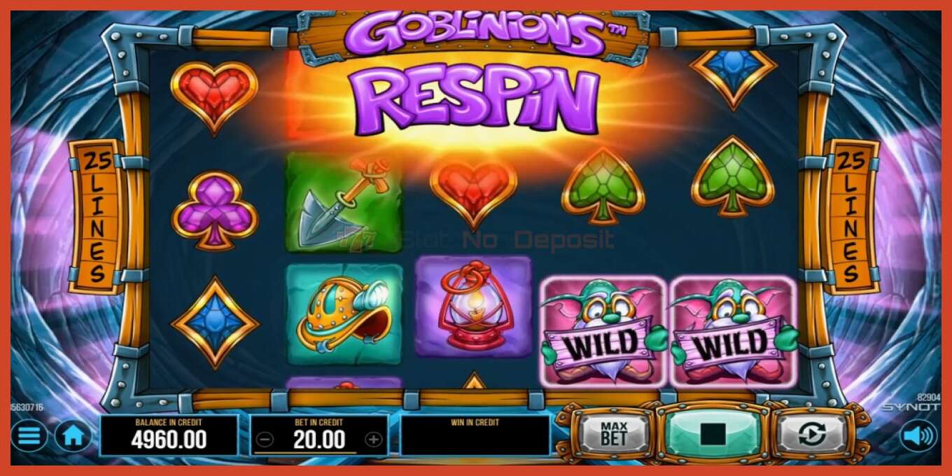 Slot screenshot: Goblinions no deposit, number - 2