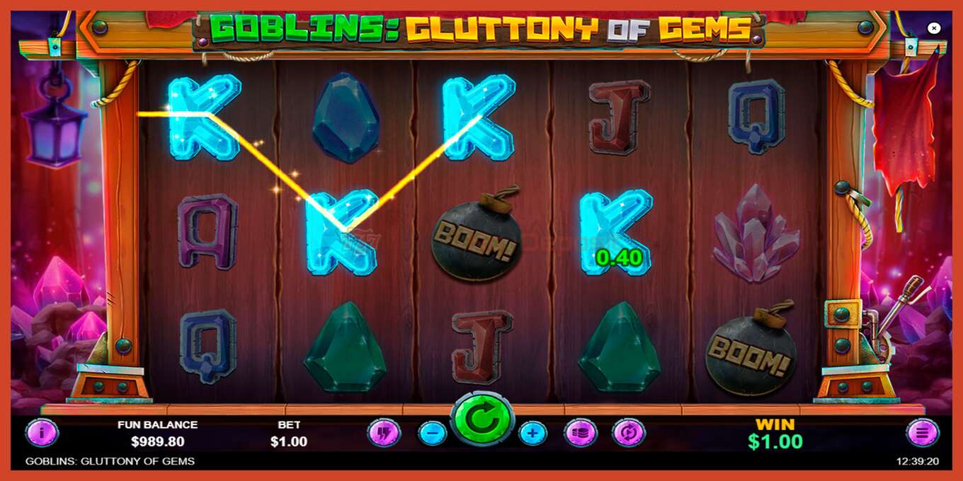 Slot screenshot: Goblins Gluttony of Gems no deposit, number - 5