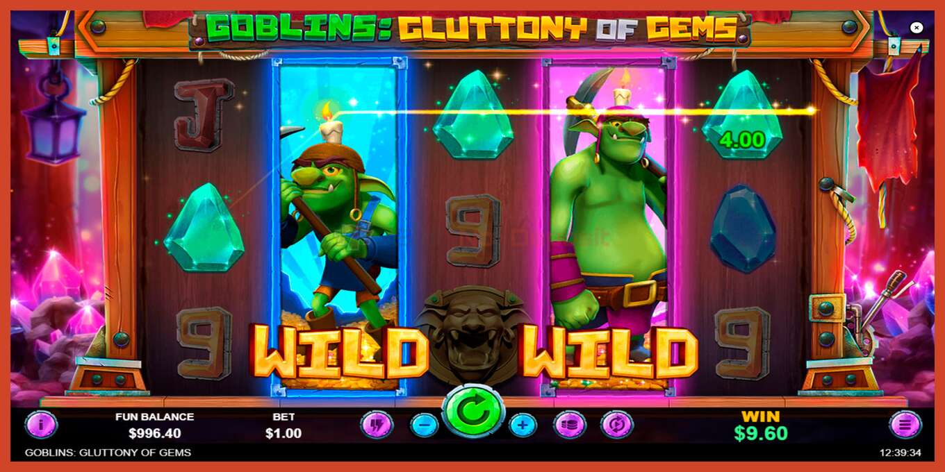 Slot screenshot: Goblins Gluttony of Gems no deposit, number - 6