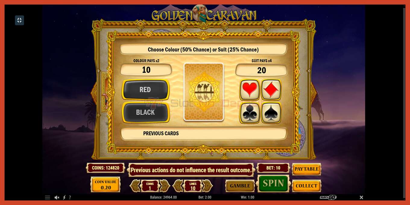 Slot screenshot: Golden Caravan no deposit, number - 6