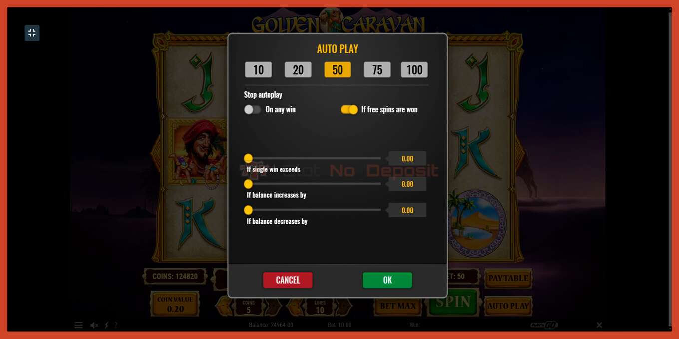 Slot screenshot: Golden Caravan no deposit, number - 7