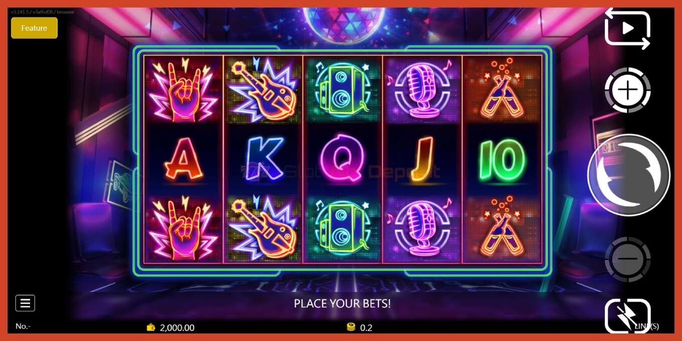 Slot screenshot: Golden Disco bez depozita, broj - 2