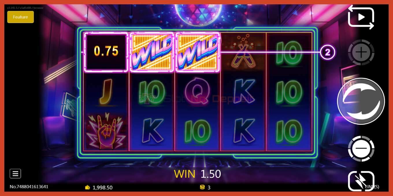 Slot screenshot: Golden Disco bez depozita, broj - 3