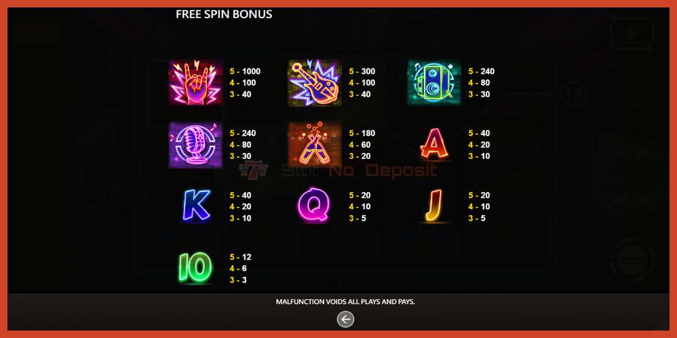 Slot screenshot: Golden Disco bez depozita, broj - 6