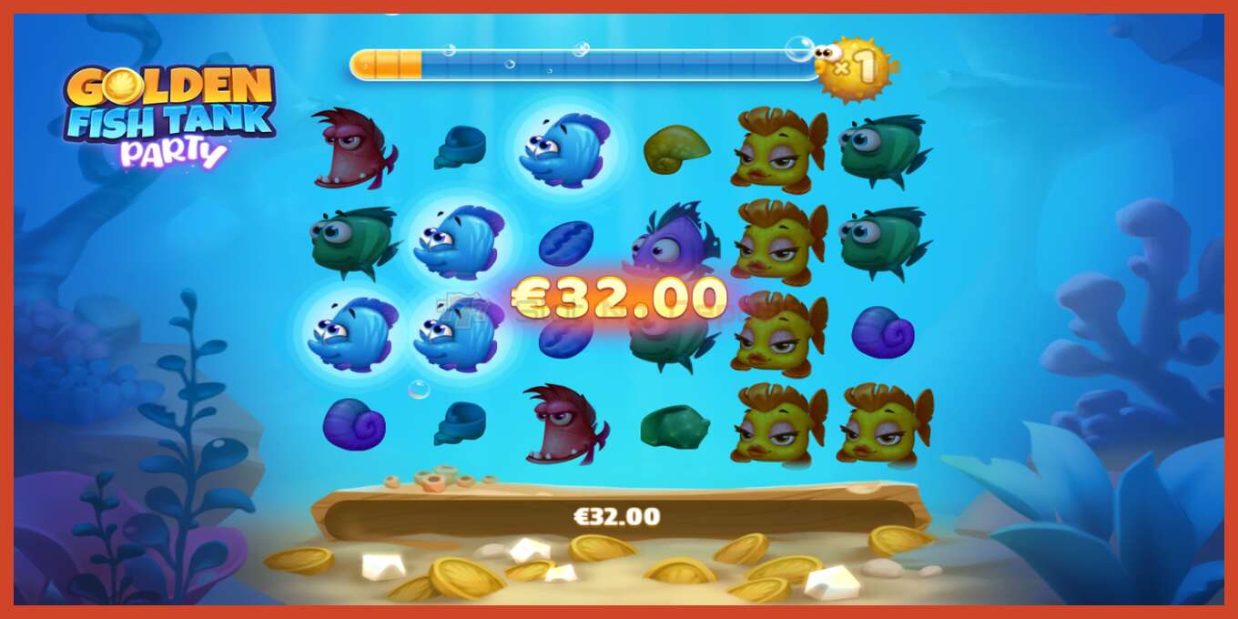 Slot screenshot: Golden Fish Tank Party no deposit, number - 4