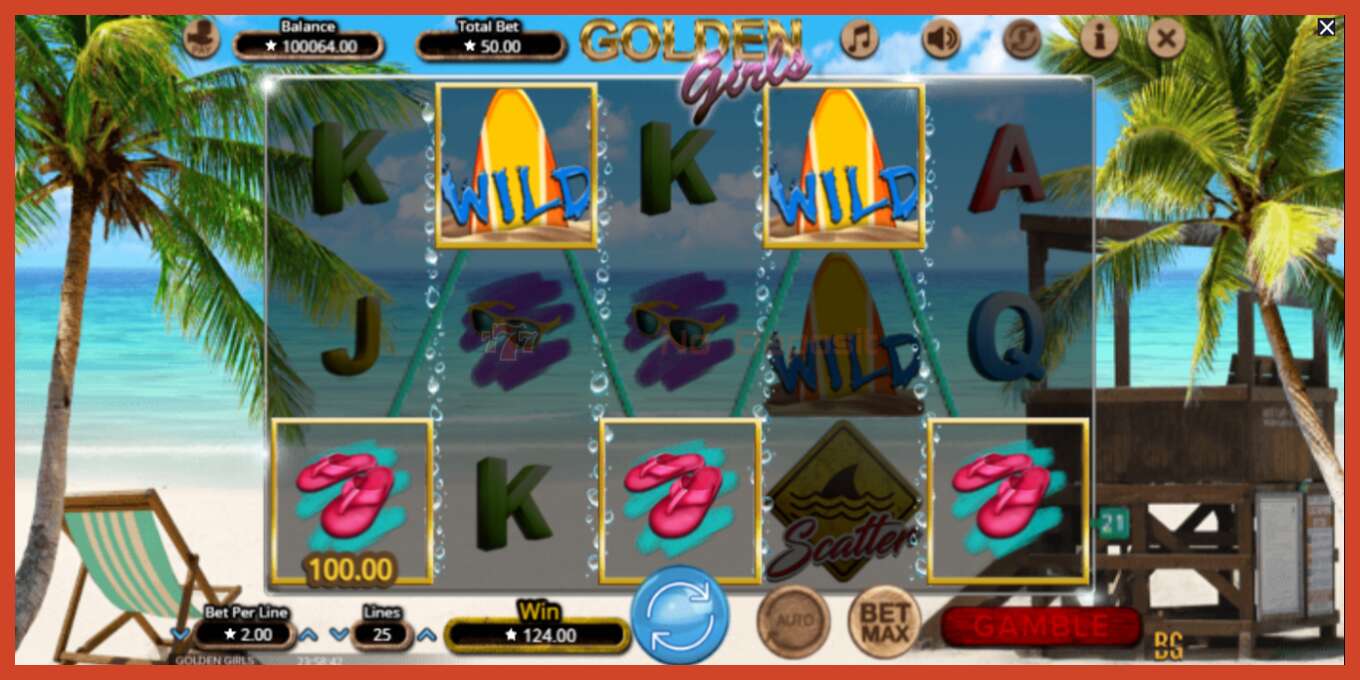 Slot screenshot: Golden Girls no deposit, number - 4