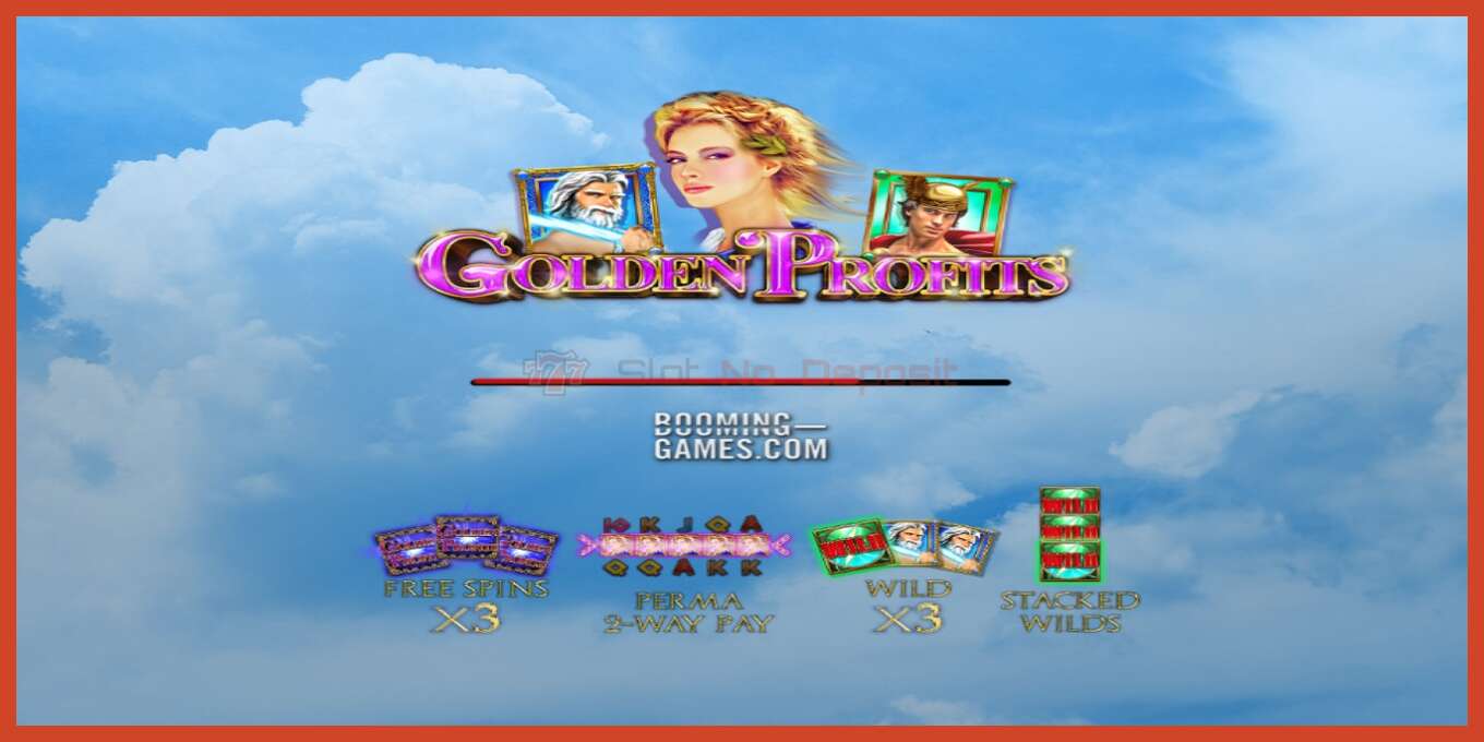 Slot screenshot: Golden Profits no deposit, number - 1