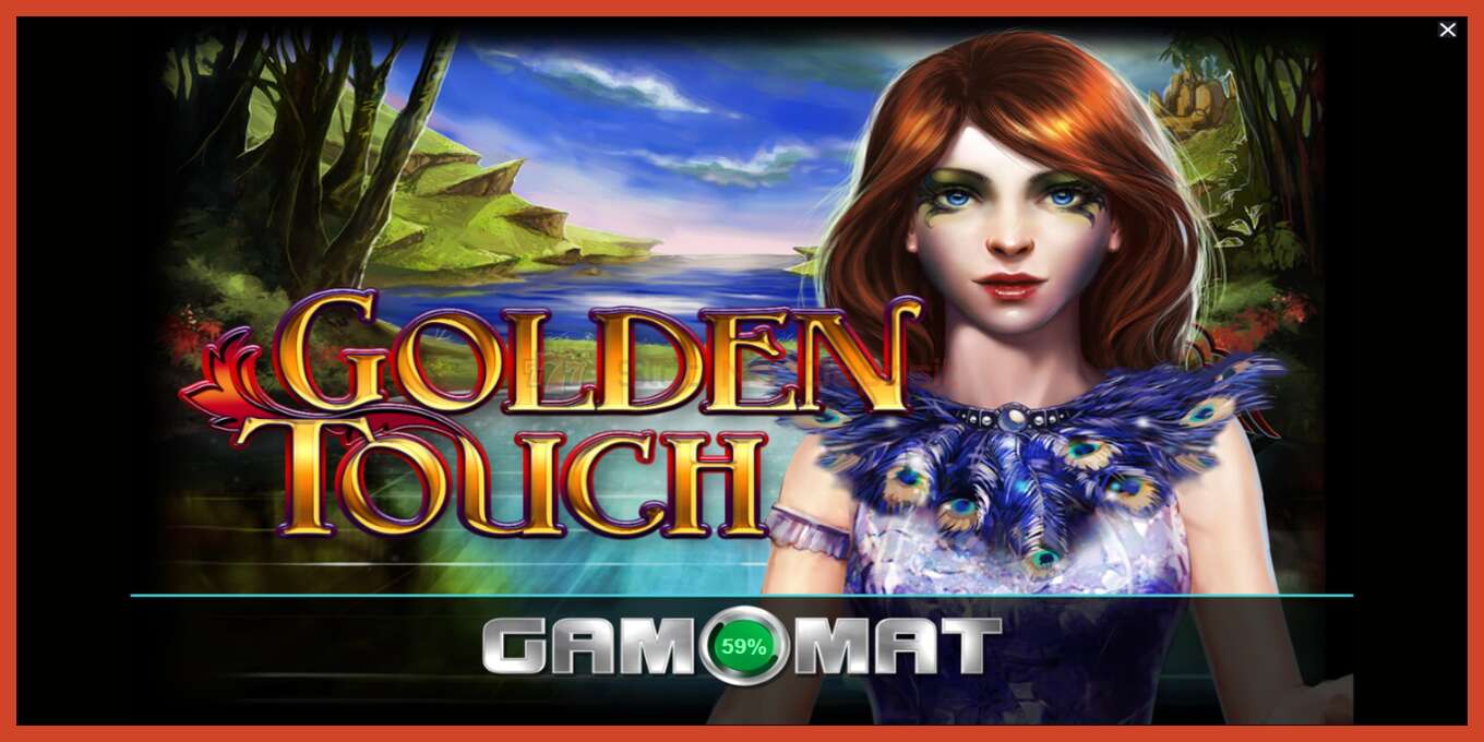 Slot screenshot: Golden Touch no deposit, number - 1