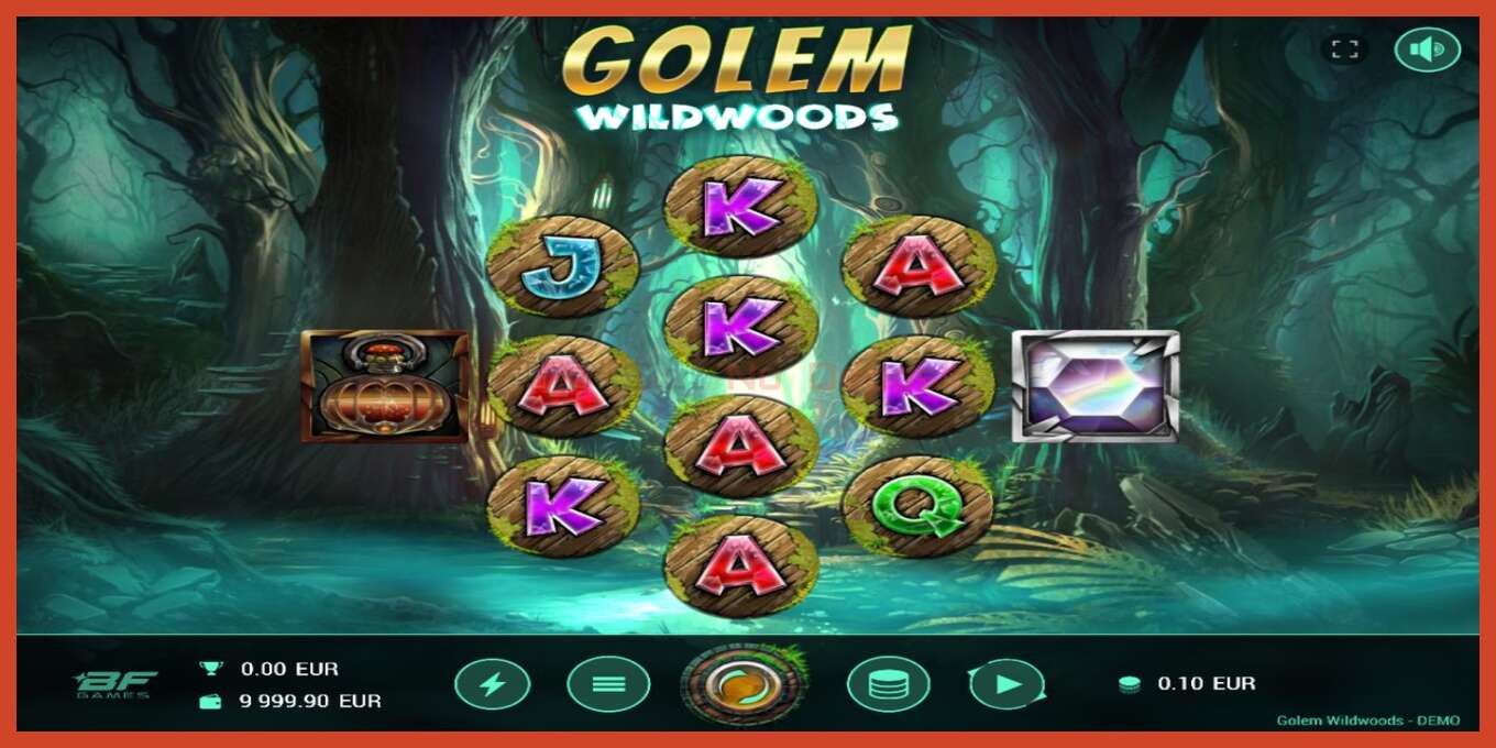 Slot screenshot: Golem Wildwoods no deposit, number - 2