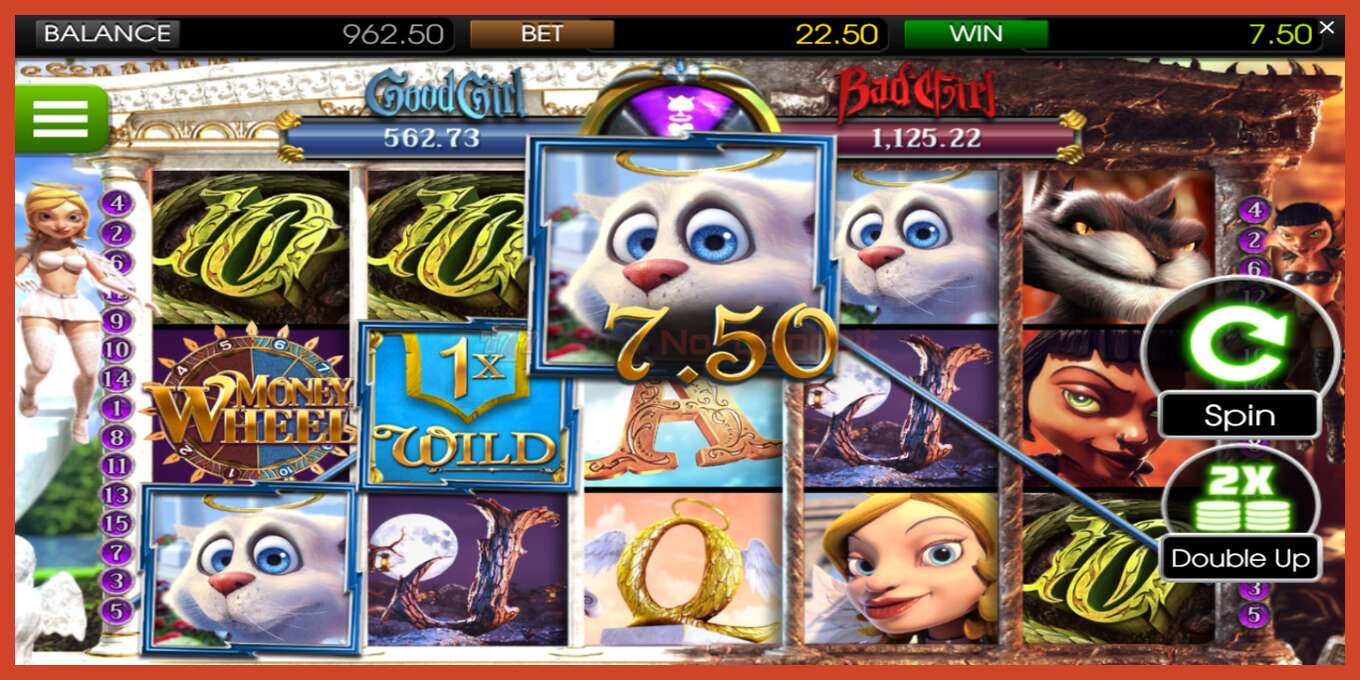 Slot screenshot: Good Girl Bad Girl no deposit, number - 2