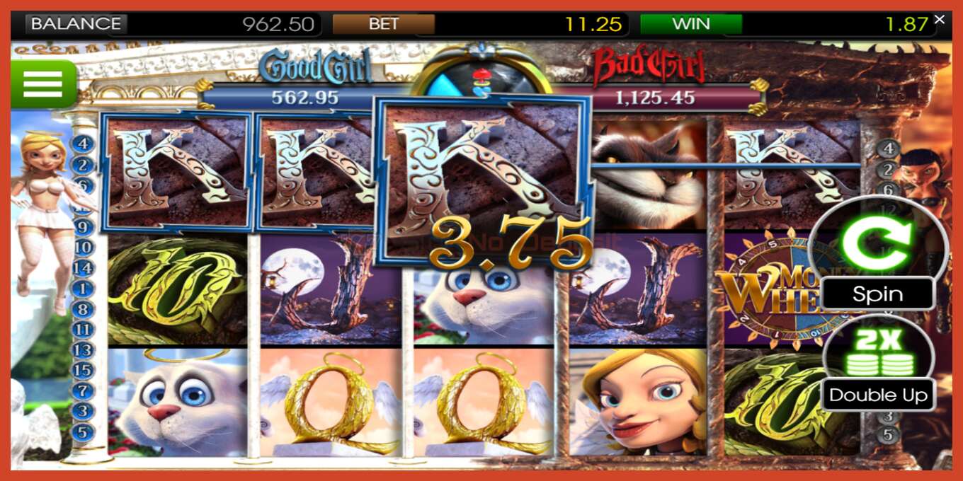 Slot screenshot: Good Girl Bad Girl no deposit, number - 4