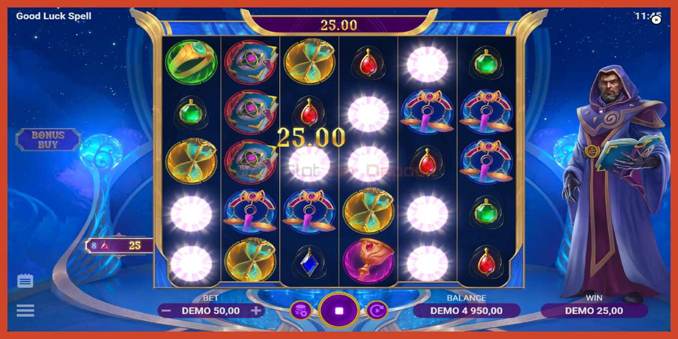 スロットのスクリーンショット: Good Luck Spell デポジットなし, 番号 - 3