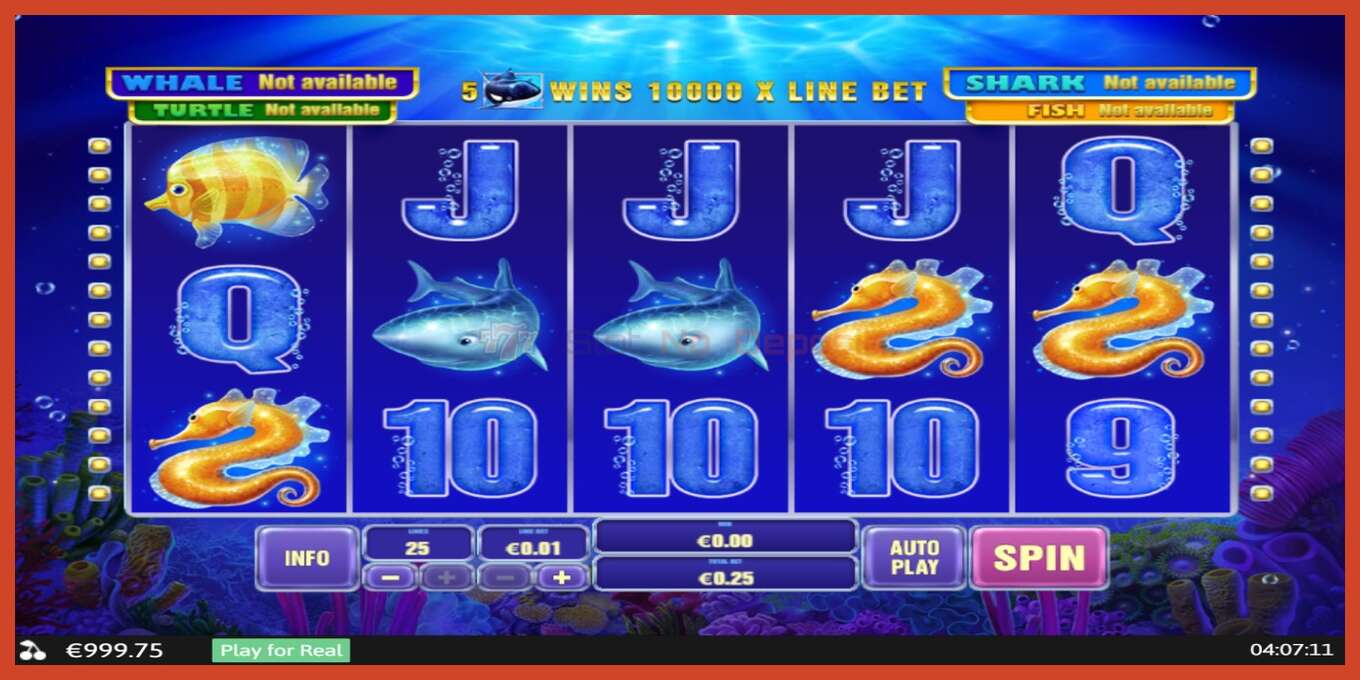 Slot screenshot: Great Blue Jackpot no deposit, number - 2