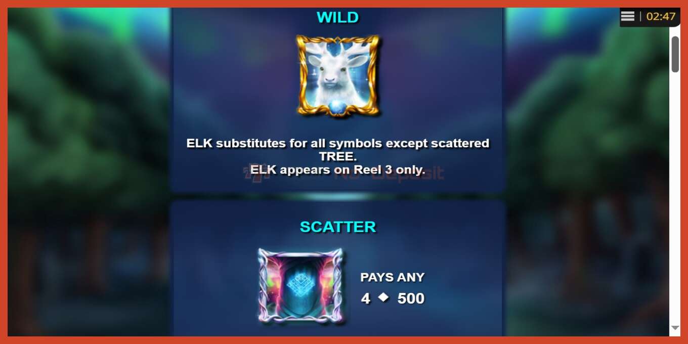 Slot screenshot: Great Wild Elk no deposit, number - 3