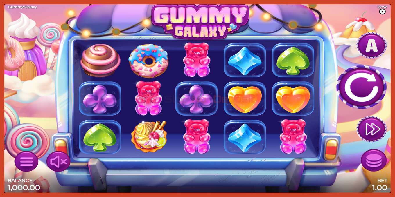 Captură de ecran pentru slot: Gummy Galaxy fara depozit, număr - 2