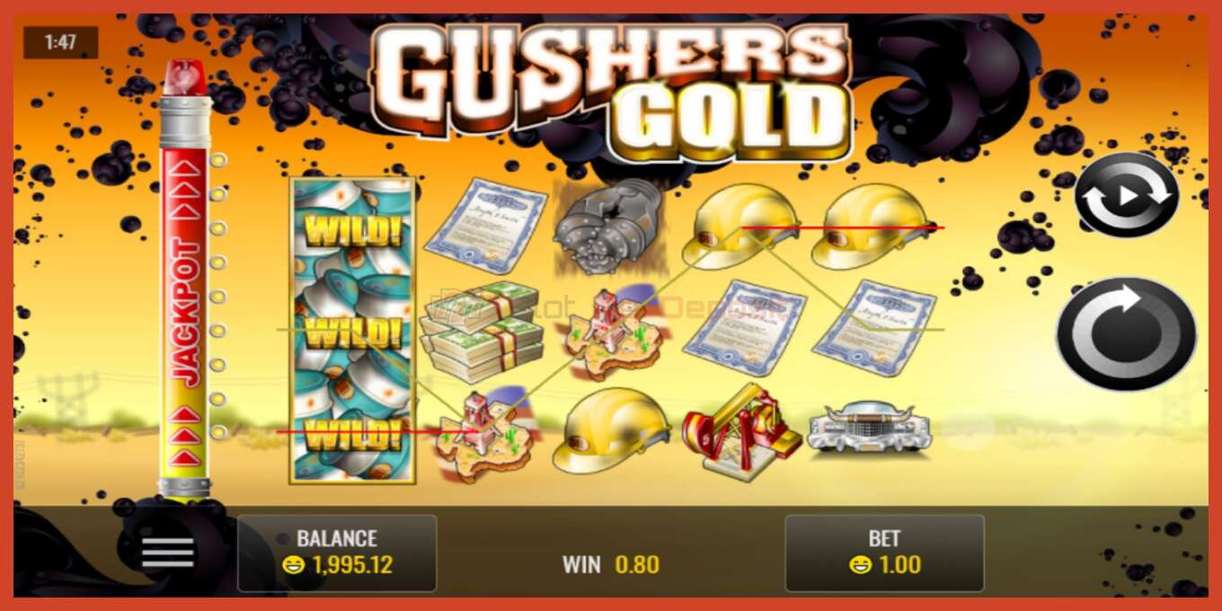 Slot screenshot: Gushers Gold no deposit, number - 2