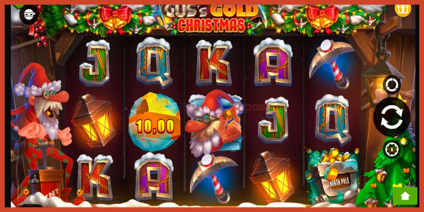 Slot screenshot: Guss Gold Christmas no deposit, number - 1