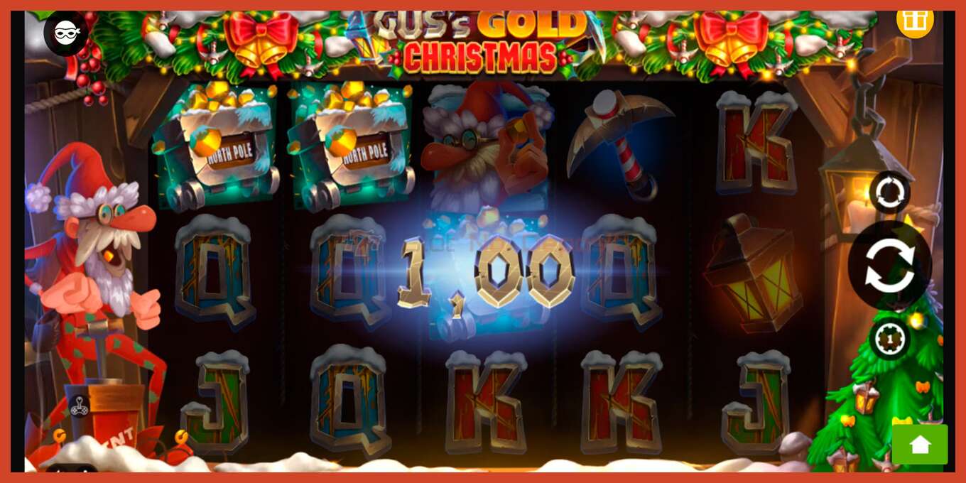 Slot screenshot: Guss Gold Christmas no deposit, number - 2