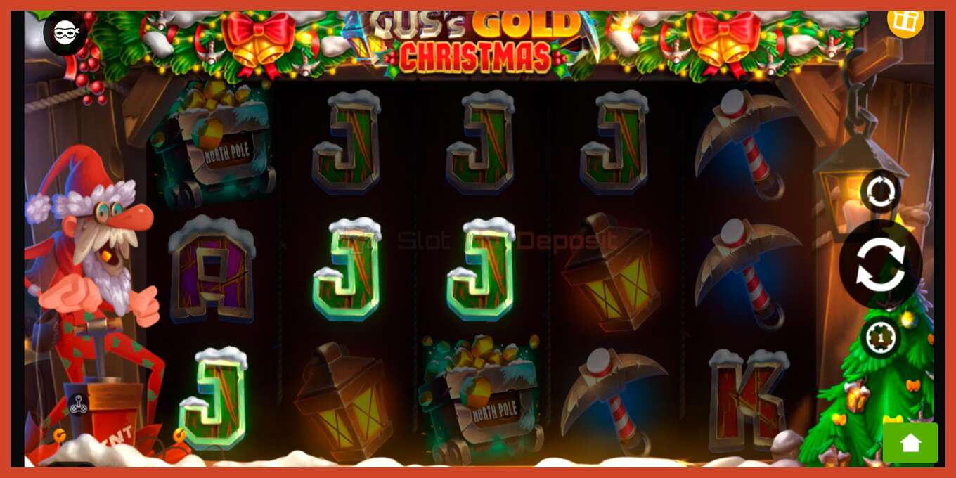 Slot screenshot: Guss Gold Christmas no deposit, number - 4