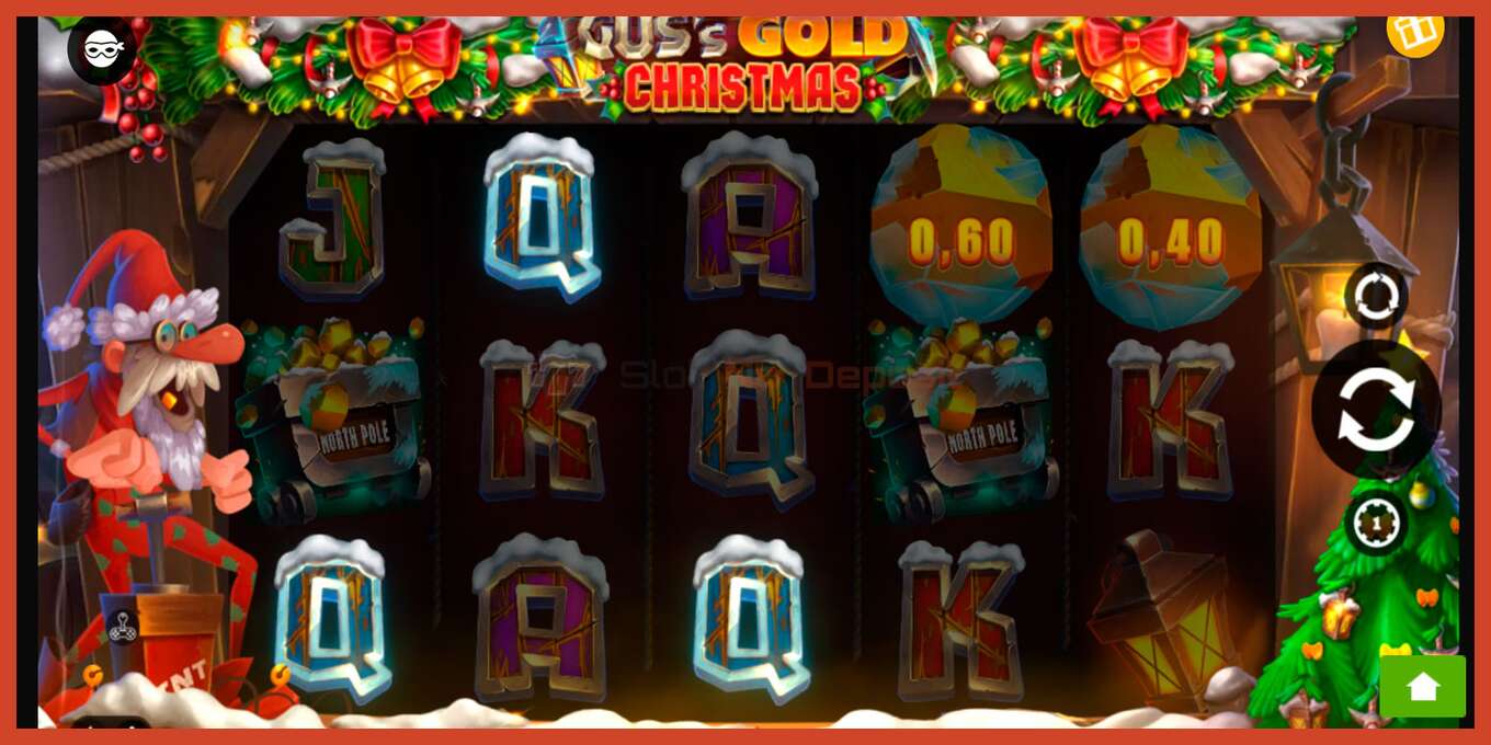 Slot screenshot: Guss Gold Christmas no deposit, number - 5