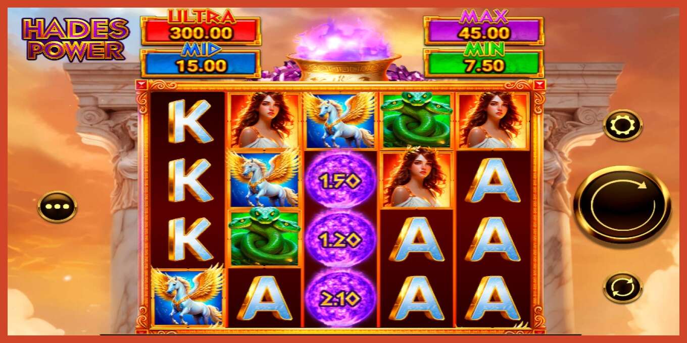 Slot screenshot: Hades Power no deposit, number - 1