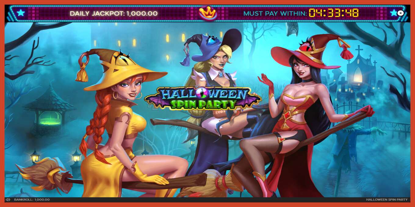 Slot screenshot: Halloween Spin Party no deposit, number - 2