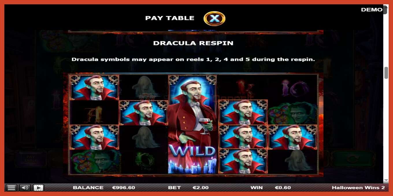 Captură de ecran pentru slot: Halloween Wins 2 fara depozit, număr - 7