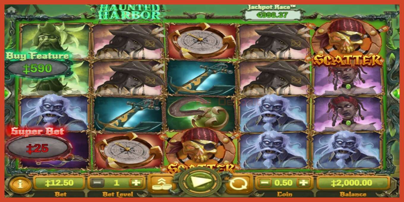 Slot screenshot: Haunted Harbor no deposit, number - 1