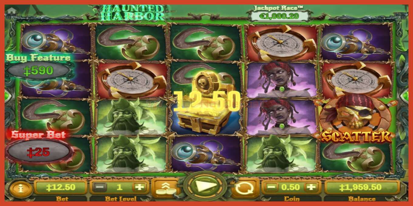 Slot screenshot: Haunted Harbor no deposit, number - 3